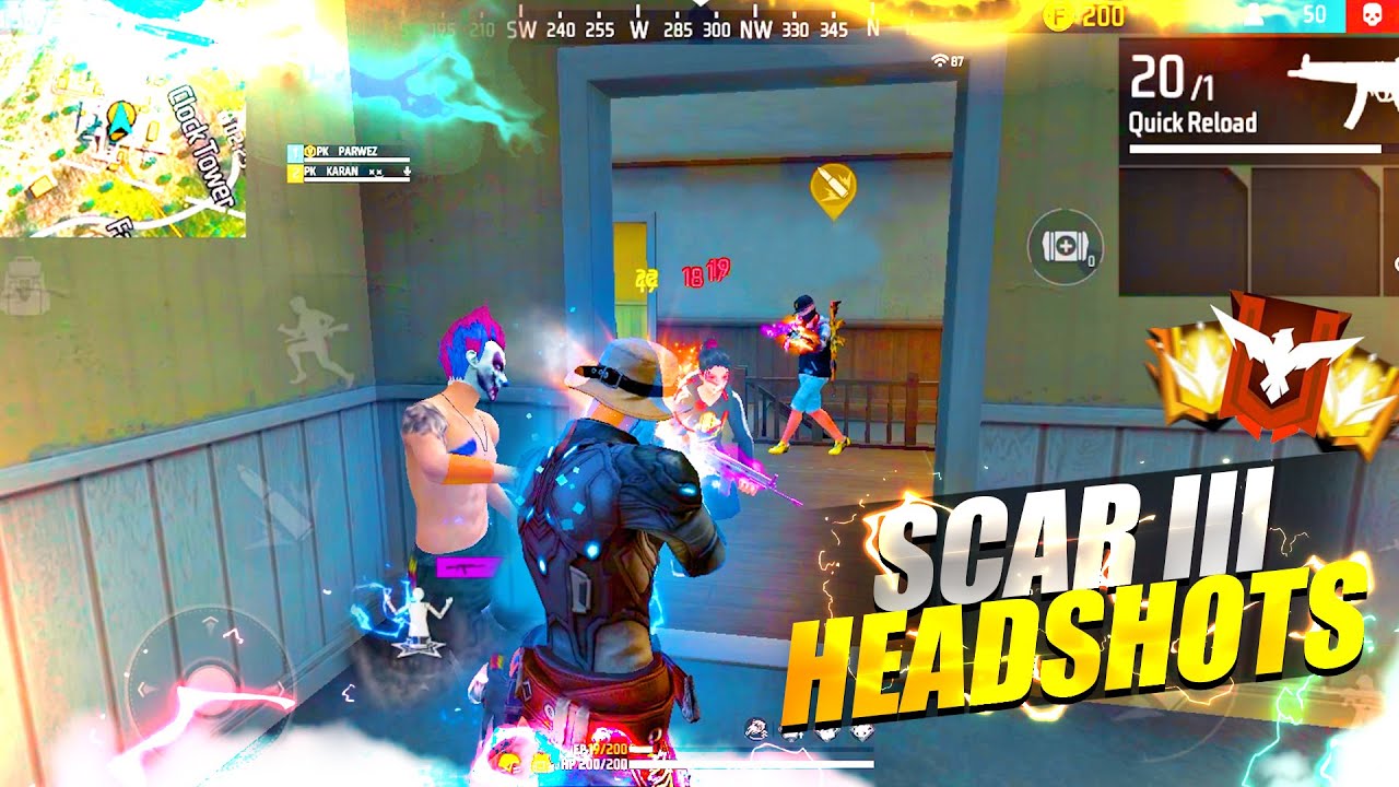 Free Fire Headshot Video, Free Fire Gameplay