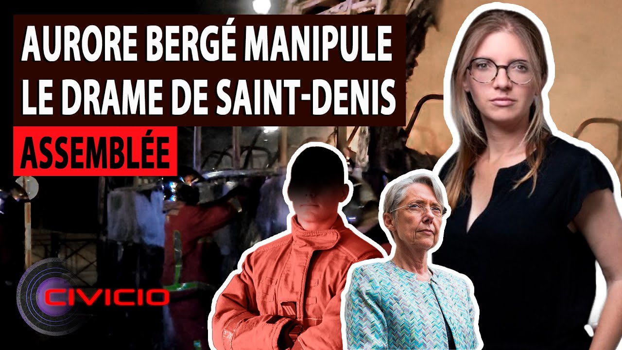 ⁣Aurore Bergé ment et instrumentalise la mort d'un pompier