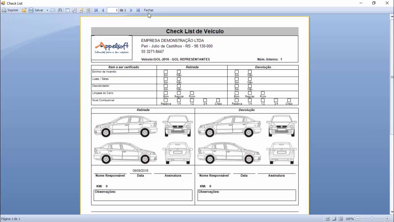 Frota Certa CheckList YouTube