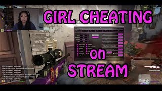 Asian Girl Cheats on STREAM playing CSGO [SUBSCRIBE]
