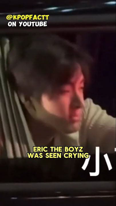 Following Haknyeon Scandal, Eric The Boyz Was Seen Crying After Carrying Out His Solo Schedule