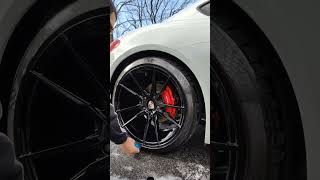 Carpro DarkSide Tire Sealant test on a Porsche