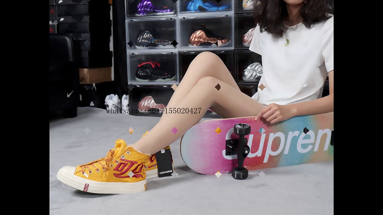 coca cola converse yellow