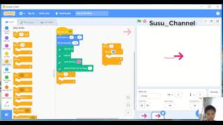 #1- Lập trình Scratch - Vẽ hoa sen screenshot 2