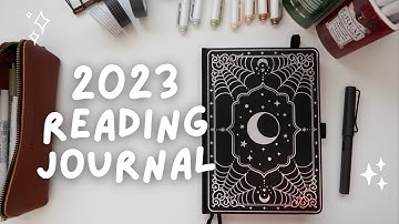 ✨2023 reading journal setup✨ | a flip through of my yearly reading journal pages and spreads