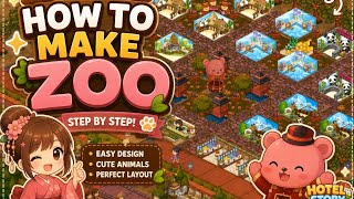 How to Make a Zoo in Hotel Story 🐼✨ screenshot 3