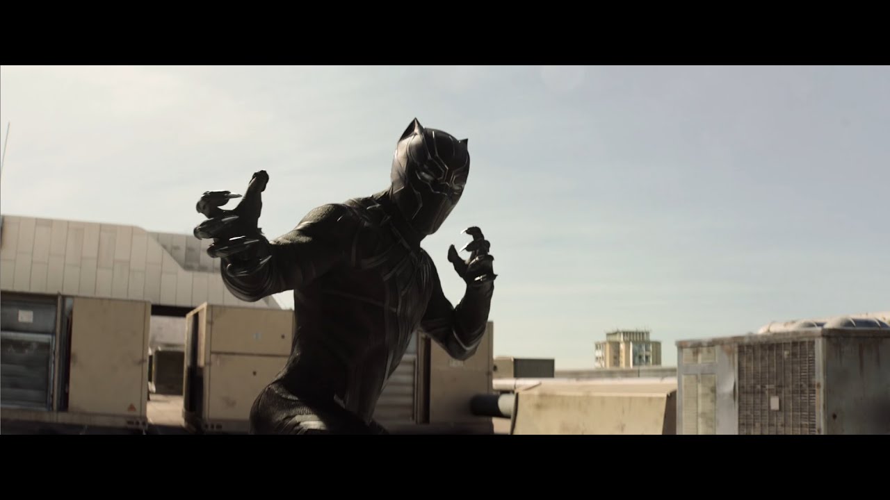 First Appearance of Chadwick Boseman as Black Panther in the MCU