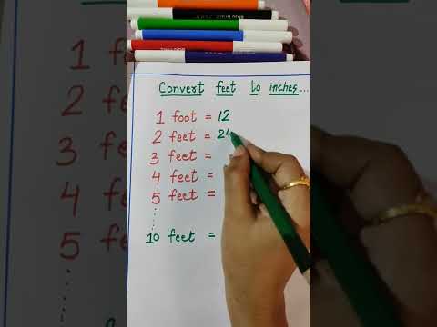 Shorts Conversion Feet To Inches Socho And Batao EDUCATION WORLD WITH PINKY 