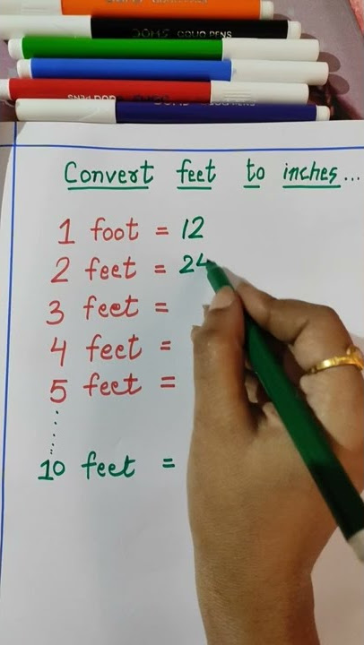 Shorts | Conversion | Feet To Inches | Socho And Batao | EDUCATION WORLD WITH PINKY ✔️