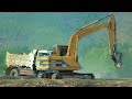 Method Easy Excavator Land truck _ Long Reach Excavator Dredging Canal