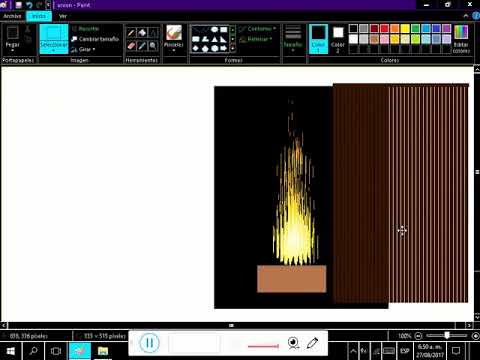 moire animation in paint