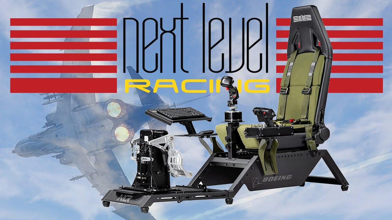  Next Level Racing Flight Simulator Cockpit: Boeing