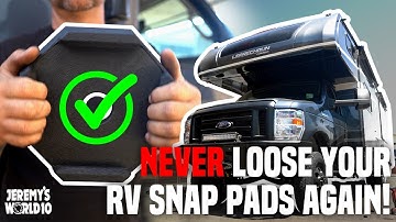 How To Install Snap Pads On Your RV | SAVE & PREVENT Your Leveling Jacks From Being Damaged!