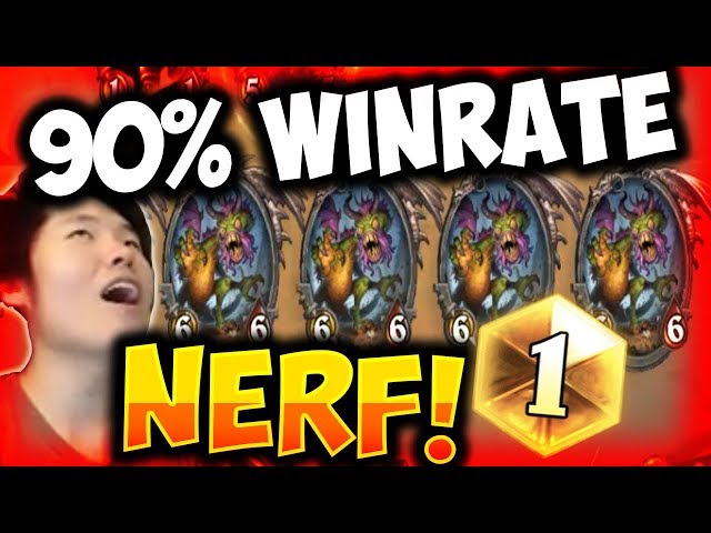 SHUDDERWOCK GETS ME LEGEND WITH 90% WINRATE | SHAMAN | THE WITCHWOOD | HEARTHSTONE | DISGUISED TOAST class=