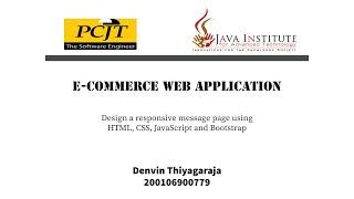 Web Project Task 37 | 1st Year | Semester 01 | Java Institute