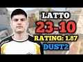 LATTO (23-10) LEGACY vs NAVI (DUST2) IEM ATLANTA 2026