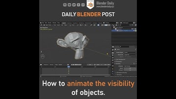 Animate Object Visibility in Blender