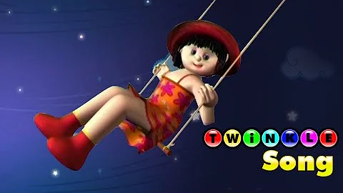 Twinkle Song from Manchadi | Malayalam animated Nursery rhyme for Kids