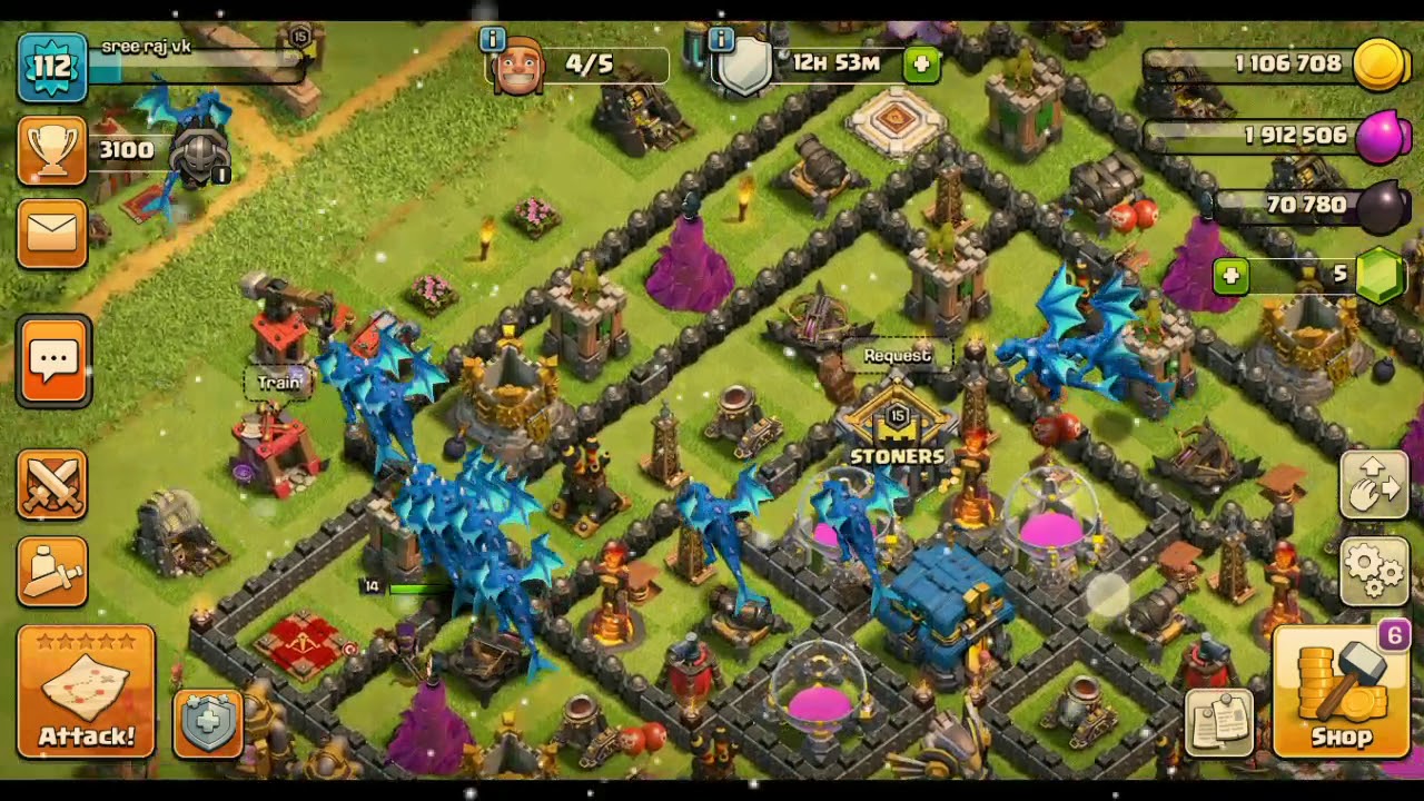 CLASH OF CLANS_Electro dragon max Level 3 (Most Epic Donation Ever