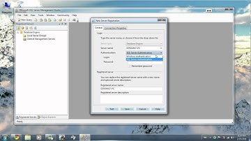 Crear un "Nuevo Registro de SQL Server" en SQL Server 2008