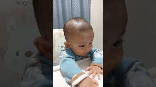 🔴Muhammad Zayn Absyi Permana Riweuh makan #baby #cute #babyboy