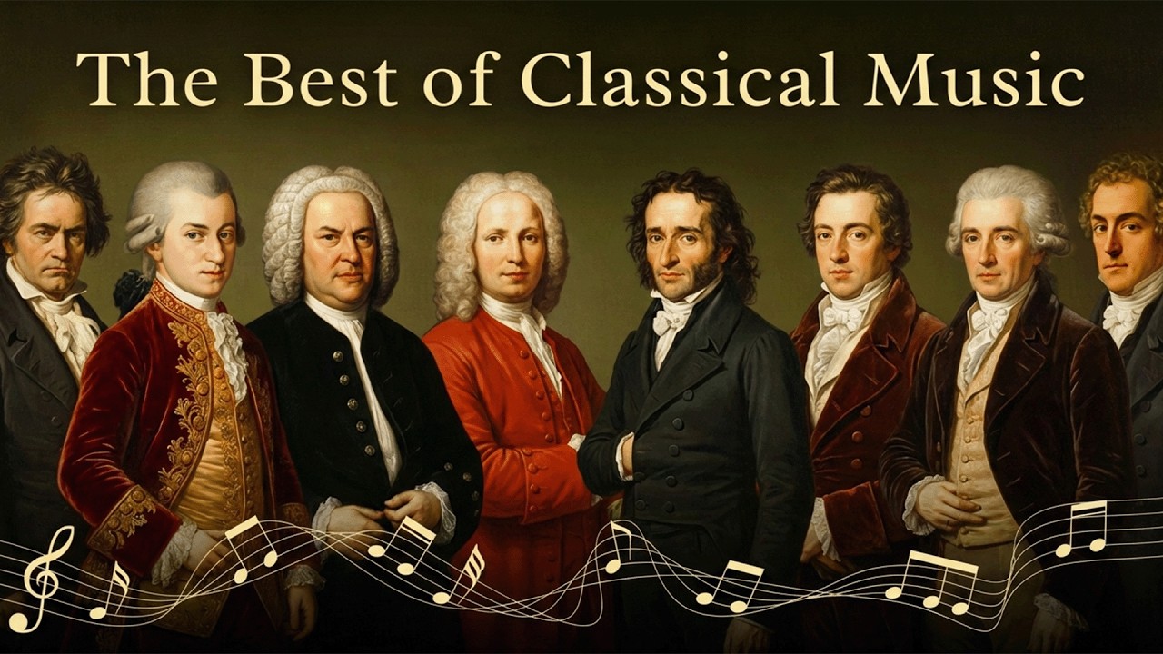 Лучшая классическая музыка, которую стоит послушать хотя бы раз в жизни 🎵 Моцарт, Вивальди, Бах