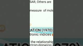 QSAR parameters (Introduction)