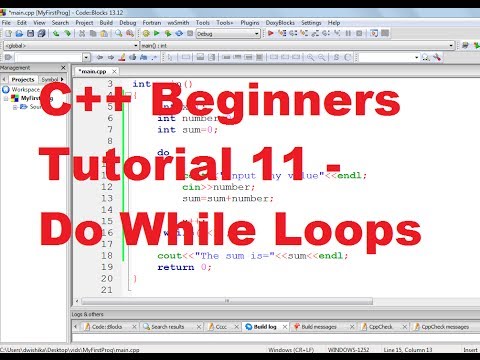 C++ Tutorial for Beginners 11 - Do While Loops