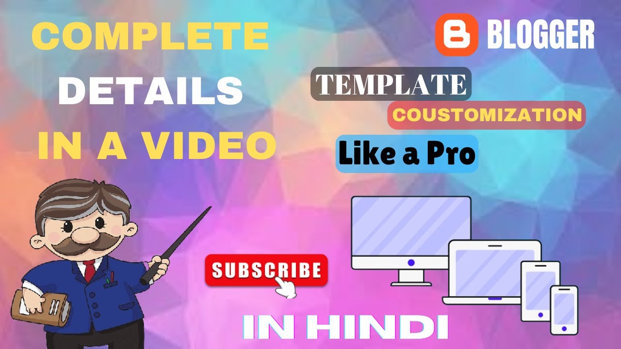 How To Create A Blogger Website | Design Blog | Customize Template | MT TUTOR In Hindi