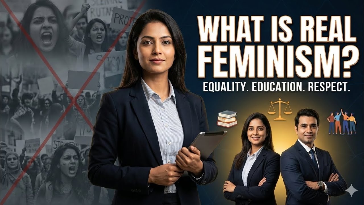 What is real feminism. Jaaniye kya kehta h true feminism, girls never skip this video. 