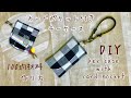 簡単！100均材料！カードポケット付きキーケースDIY Key case with card pocket