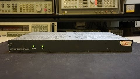 Datum/Symmetricom 8040 Rubidium Standard Modifications