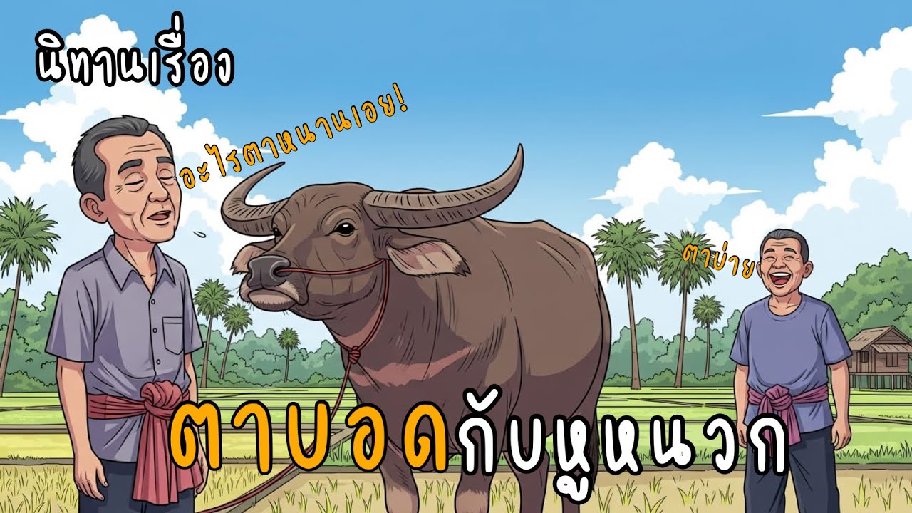 ตาบ่าย(ตาบอด)กับตาหนาน(หูหนวก) เมื่อสองคนรวมตัวกันจะไปยังไง #นิทานพื้นบ้าน #นิทานก่อนนอน #นิทานสอนใจ