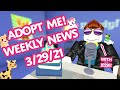 NEW PEACOCK PET AND HOUSE! 🦚👀 KRYSTIN PLAYS TOY UNBOXING! 🤩 Weekly News 3/29👁‍🗨 Adopt Me! on Roblox