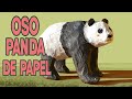 Cómo hacer un Oso Panda | Escultura de papel