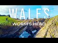 Успеть до прилива - Wales / Worm&#39;s Head