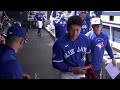 KAZUMA OKAMOTO FOR THE LEAD! He drills a go-ahead solo homer in the 6th for the Blue Jays 😮‍💨