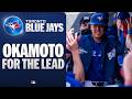KAZUMA OKAMOTO FOR THE LEAD! He drills a go-ahead solo homer in the 6th for the Blue Jays 😮💨