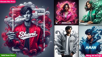 Instagram Viral 3D Ai Smoking Photo Editing | Bing Image Creator Smoke #shanitechguide