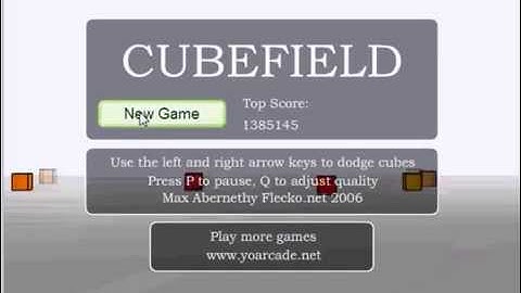 How to Cheat Cubefield