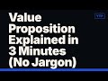 Value Proposition Explained in 3 Minutes (No Jargon)