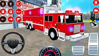 Real Fire Truck Emergency Driving Games - Modern US Fire Service Game Download - Android Gameplay screenshot 3