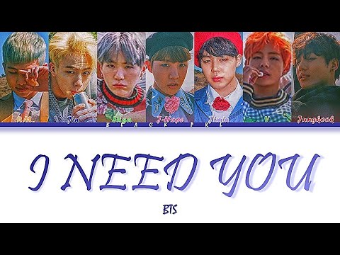 BTS (방탄소년단) – 'I Need U' Türkçe Alt Yazılı [Color Coded/Han/Rom]