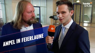 Das Heizungsgesetz ist beschlossen: Fabian Köster im Bundestag | heute-show vom 15.09.2023