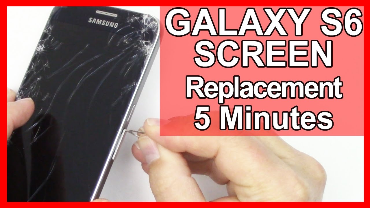 Tegenhanger infrastructuur Onvermijdelijk How To Replace Galaxy S6 Screen Replacement in 5 Minutes - YouTube