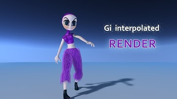 LightWave rendering - Gi interpolated