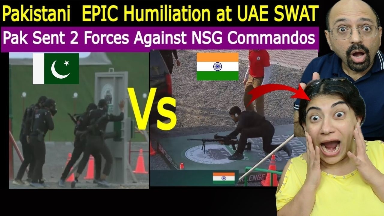 India 🇮🇳 Vs Pakistan 🇵🇰 UAE SWAT Competition | Pakistan’s Desperate Move Ends in Brutal Humiliation😅