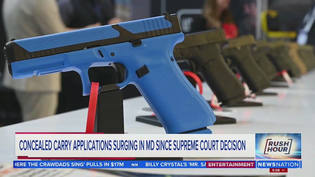 Concealed carry applications surging in Maryland Rush Hour YouTube