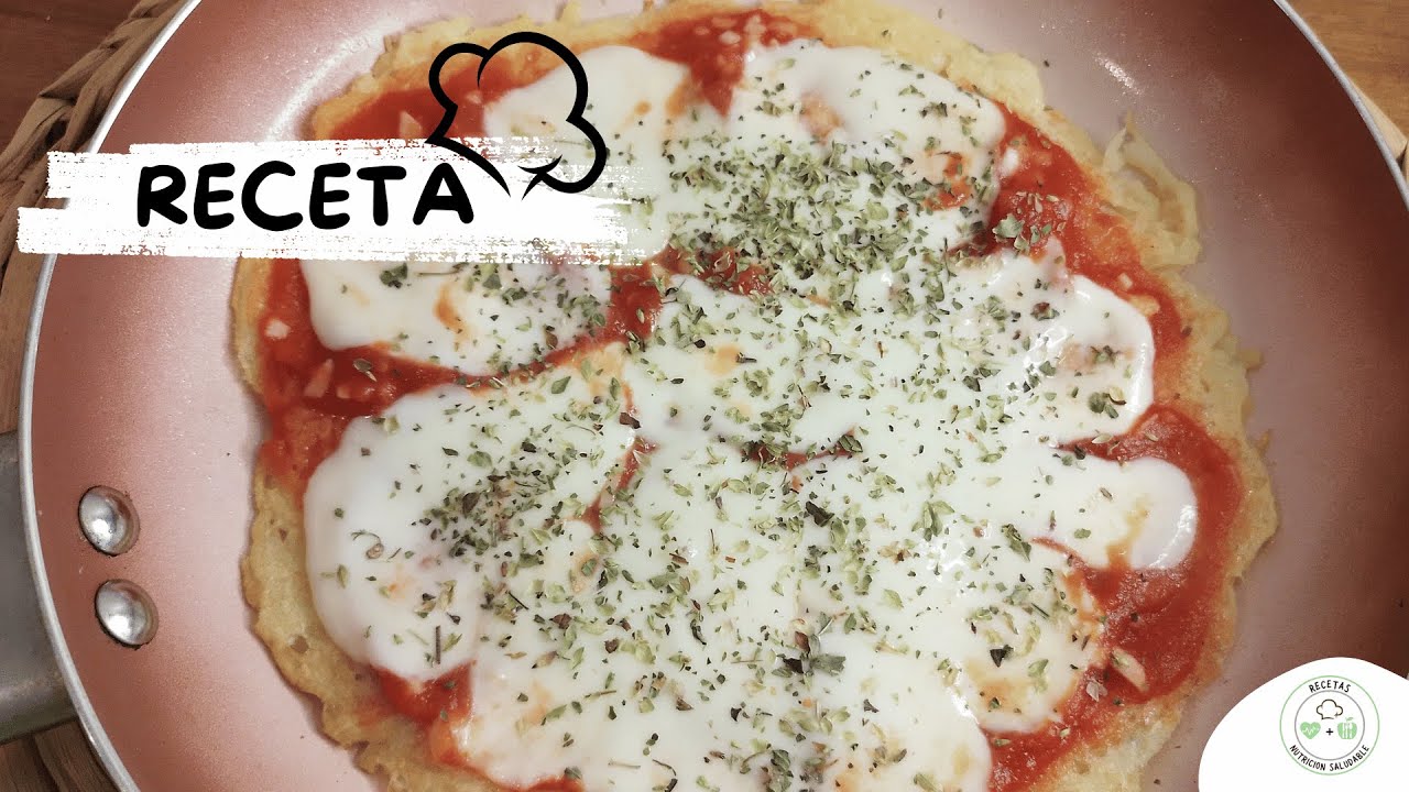 Pizzas Sin Harinas, Sin Levadura en Sartén!!! Fáciles, Ricas y en pocos