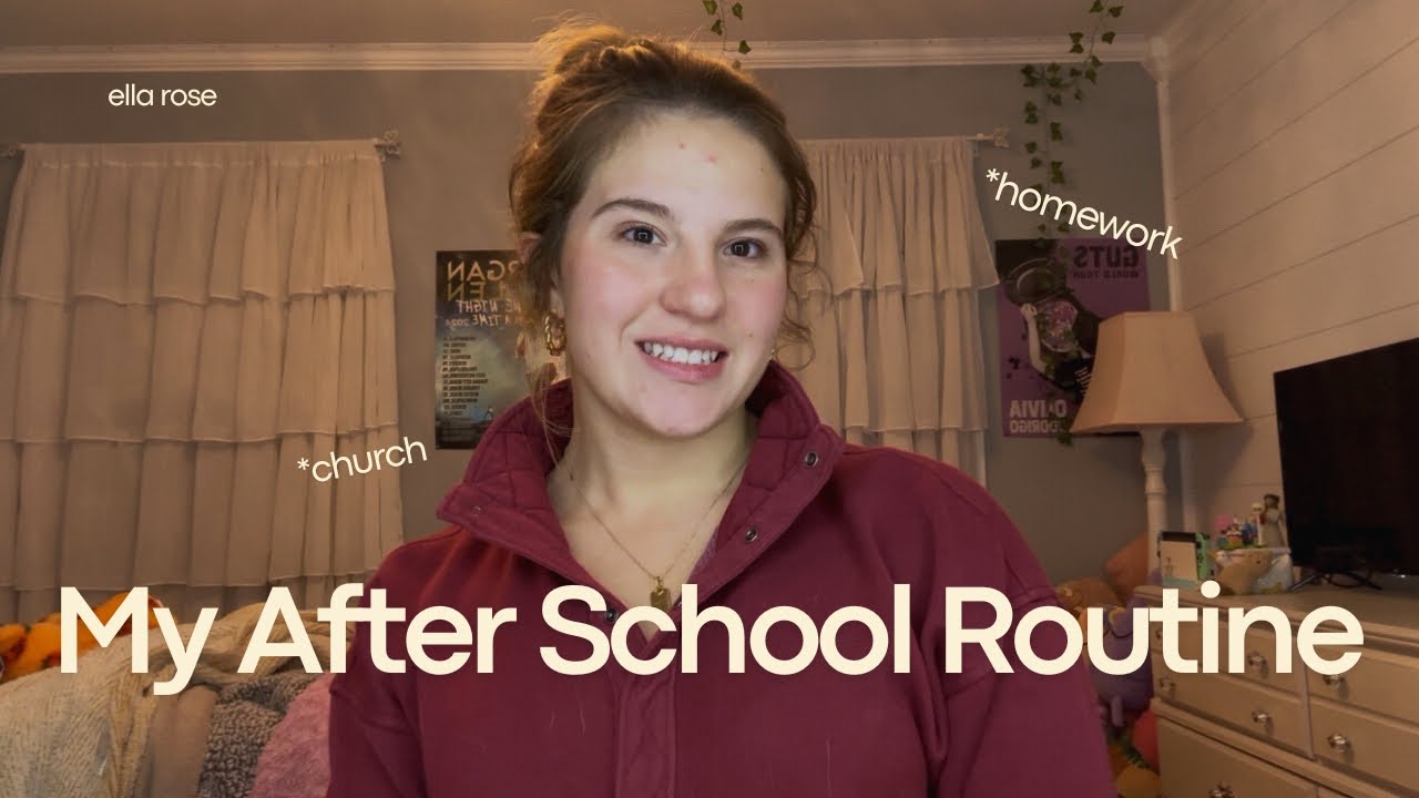 Emily After School Routine My After School Routine *homework+productive ️💗 - YouTube